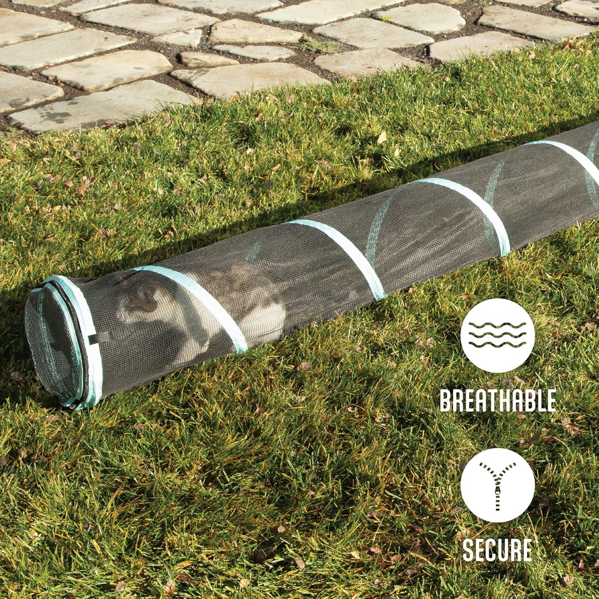 Kitty City Outdoor Catio Furniture & Play Kits for Cats - 10 Foot Tunnel - image 2