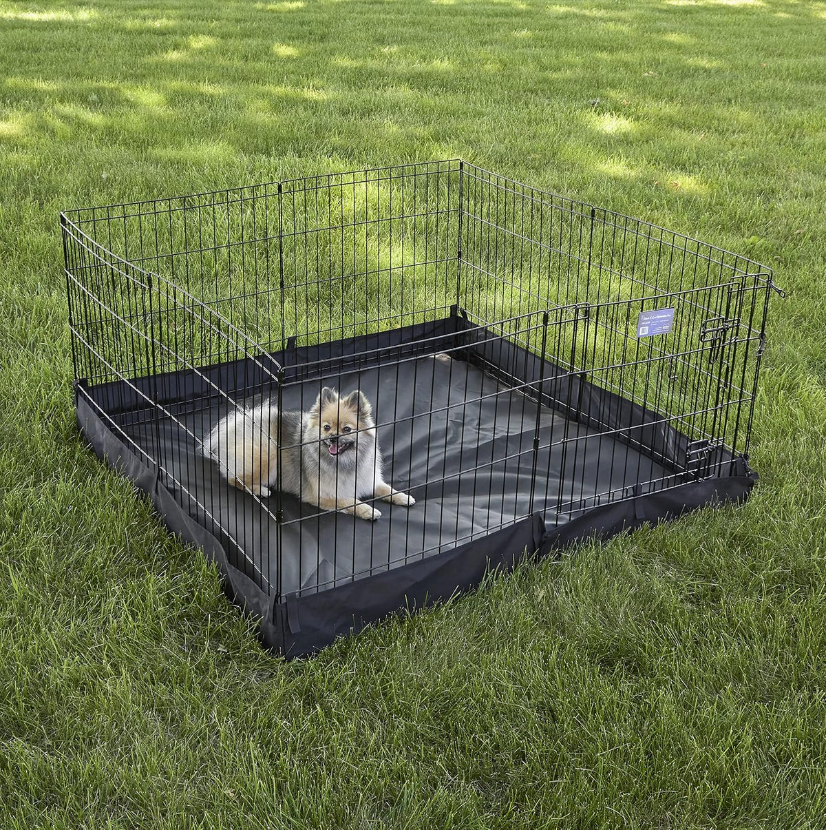 MidWest Homes for Pets Square Exercise Pen Fabric Mesh Bottom – Essentials for Dogs - image 4