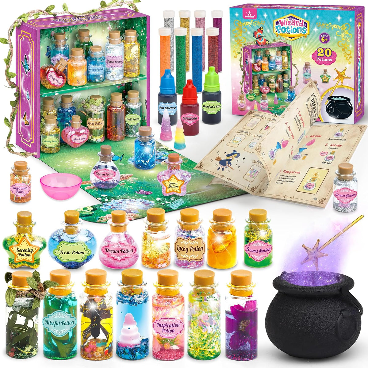 wookidel Fairy Potion Kit for Kids, Magic Kit - B-Fairy Kit