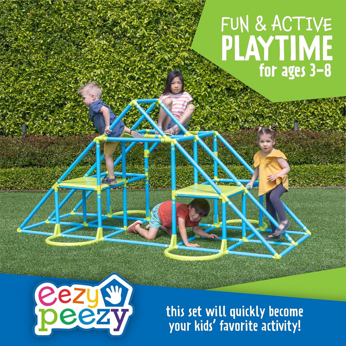 Eezy Peezy Climber with Top - Blue/Green - image 3