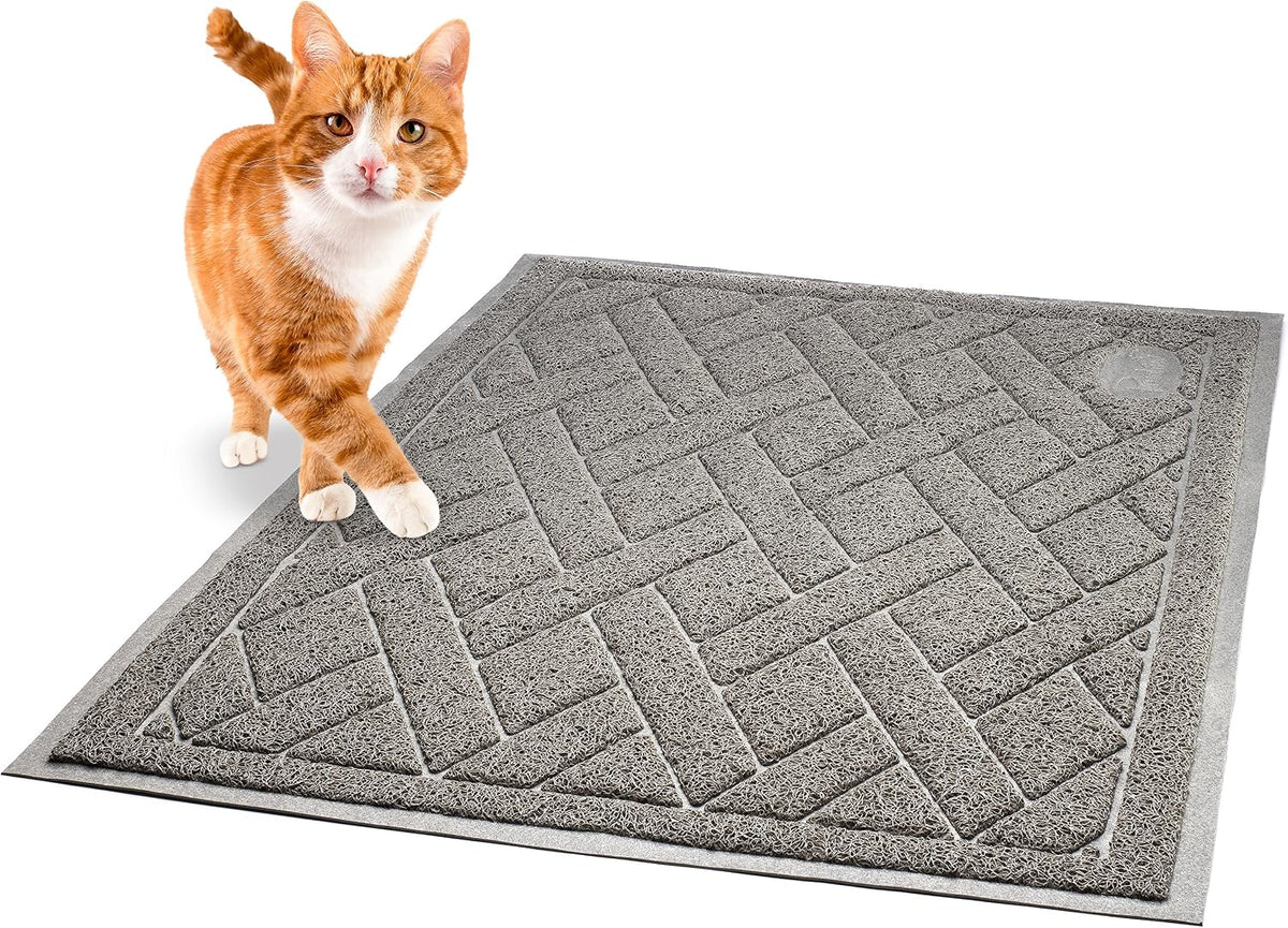 Pawkin Cat Litter Mat, Patented Design with Litter Lock Mesh - X-Large (35" x 23") - image 2