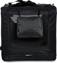 Amazon Basics Portable Folding Soft Pet Dog Crate Carrier Kennel - BLACK / 36.0"L x 24.0"W x 24.0"H - image 2