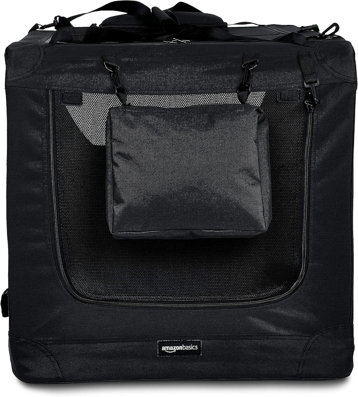 Amazon Basics Portable Folding Soft Pet Dog Crate Carrier Kennel - BLACK / 36.0"L x 24.0"W x 24.0"H - image 2