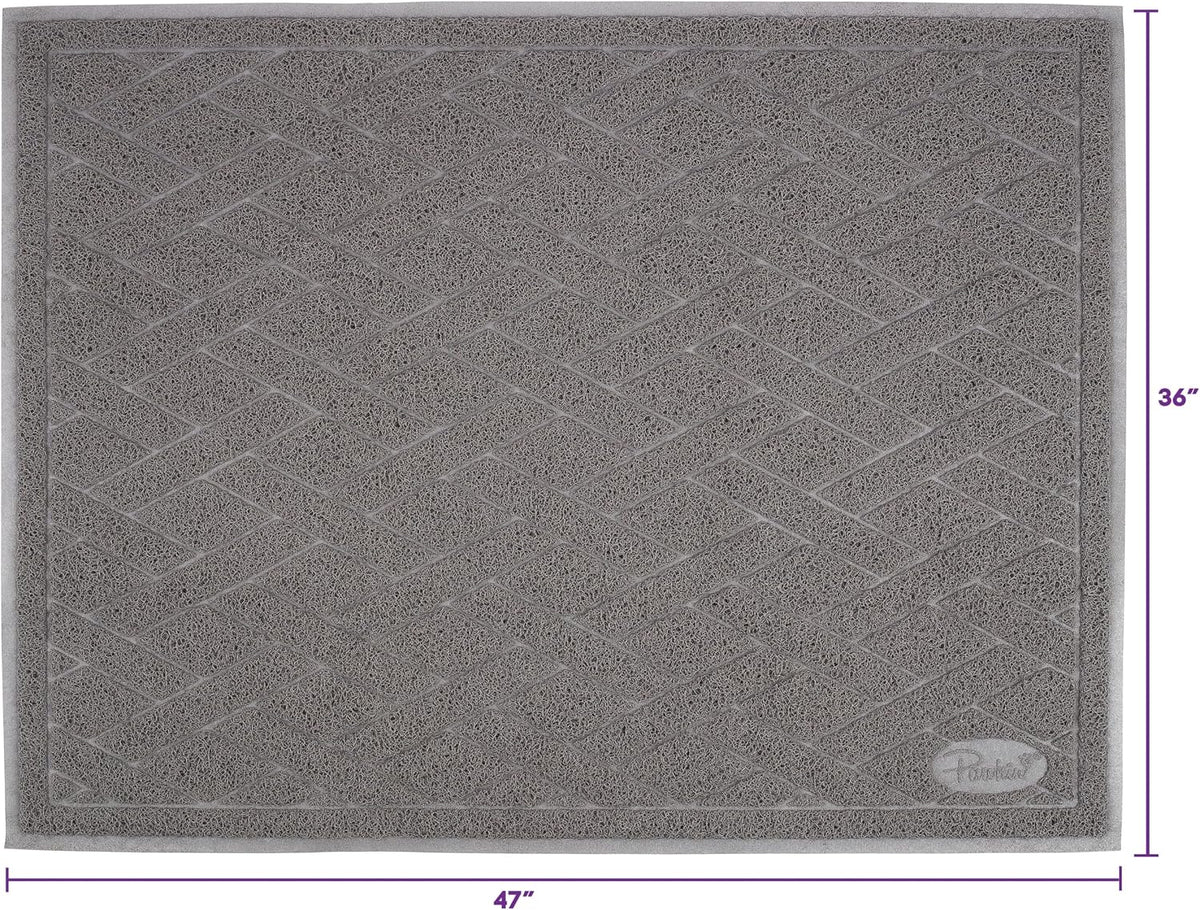 Pawkin Cat Litter Mat, Patented Design with Litter Lock Mesh - Jumbo (47" x 35") - image 3