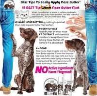 The Blissful Dog German Shorthaired Pointer Nose Butter for Dry, Cracked Skin, Lick-Safe Dog Nose Balm with Moisturizing Shea Butter, Almond, Olive, and Essential Oils, Pet Supplies, Uncented, 1 oz.