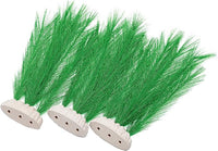 BEGONDIS 3Pcs Aquarium Decorations Fish Tank Artificial Green Water Plants Made of Silk Fabrics Plastic