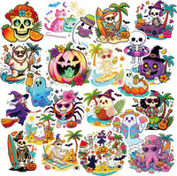 100PCS Vintage Christmas Stickers - Summerween