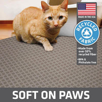 Drymate Cat Litter Box Mat, Litter Trapping Mat - Taupe / 29x36 Inch (Pack of 1) - image 4