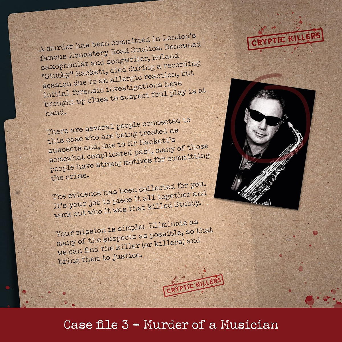 Cryptic Killers Bundle #1 murder mystery game with three cold case files - view 4