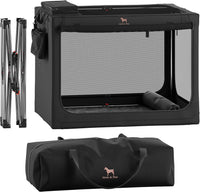 Noah & Paw XXL Collapsible Dog Crate, 42" - Black / 30.0"L x 21.2"W x 21.2"H