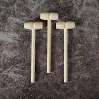 TDOCK mini natural wooden hammers for breakable chocolate, 50 pack - view 6