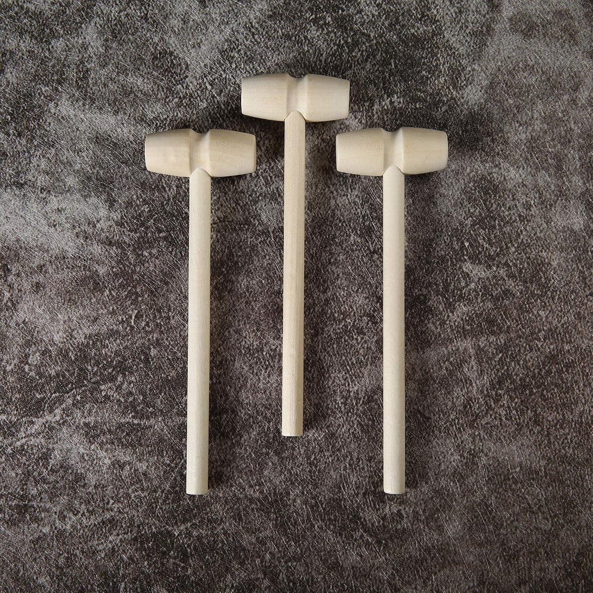 TDOCK mini natural wooden hammers for breakable chocolate, 50 pack - view 6