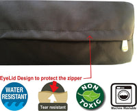 XL Orthopedic Memory Foam Dog Bed with Machine Washable Cover - XL 47" Length X 29" Width / Ballistic in Brown - image 4