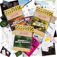 Cryptic Killers Bundle #1 murder mystery game with three cold case files