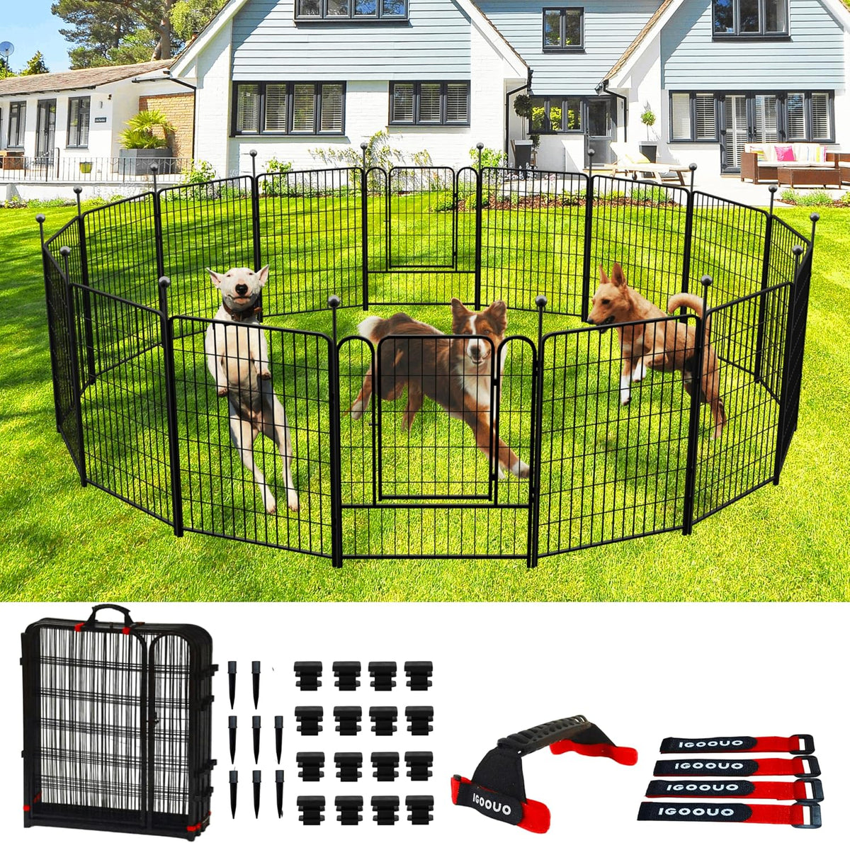 Dog Play Pen Indoors/Outdoor - 8 Panels / 36'' High