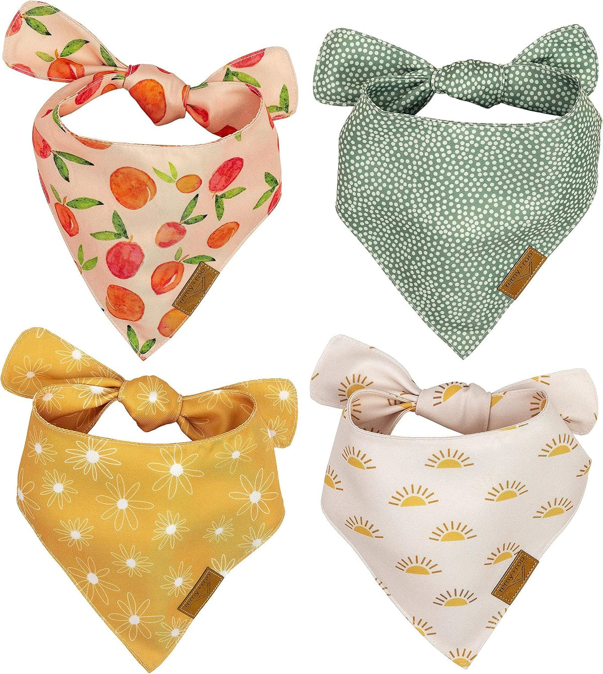 Remy+Roo Katherine Spring Dog Bandanas Large, Floral - Large
