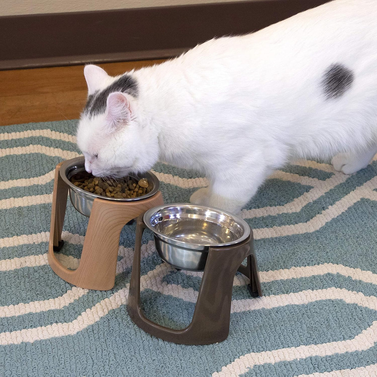 SportPet Elevated Stainless Steel Dog Food & Water Bowls - image 3