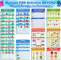 Curious 2 Learn Hardcover Preschool Activity Workbook for Kids Ages 3 - Blue - image 3
