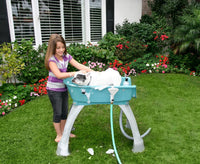 Elevated Pet Bathing Medium – Essentials for Dogs - Blue - image 2