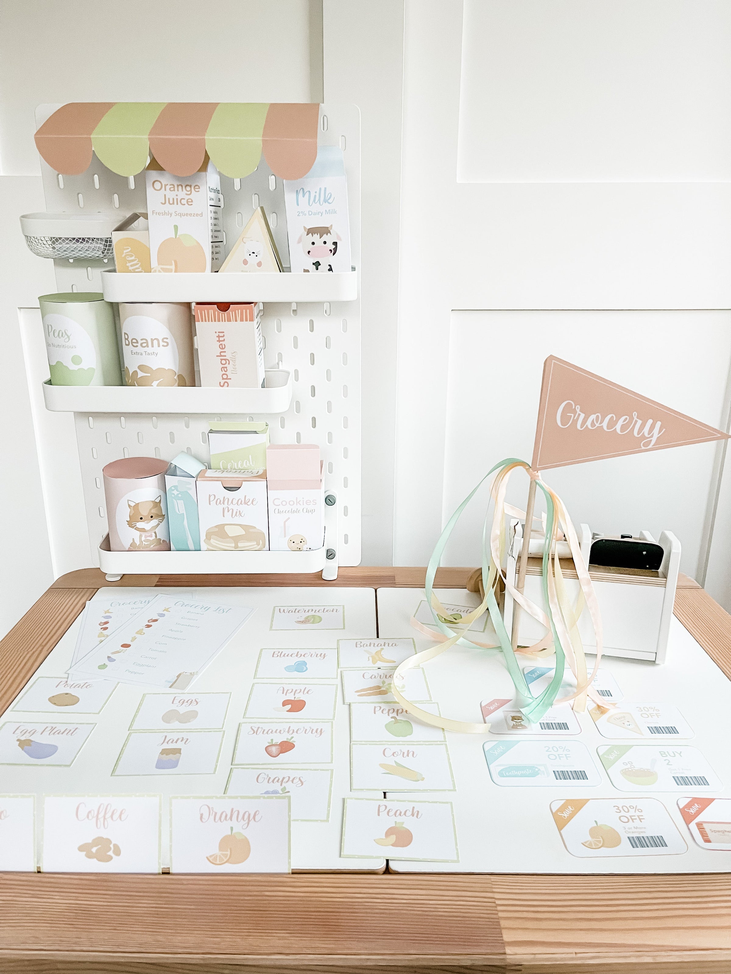 Grocery Store Play Food Printable Dramatic Play