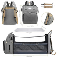 Baby Diaper Bag - Foldable Baby Bed - # BAGEG11610003 - BIG FRENCHIES