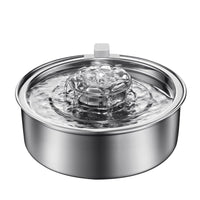 Stainless Steel Smart Pet Water Dispenser with Automatic Circulation and Filtration, Large Capacity Feeder for Cats and Dogs
