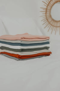 Peony Ribbed Stretch Swaddle - BIG FRENCHIES