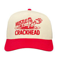 Hustle Like A Crackhead Custom Embroidered Hat