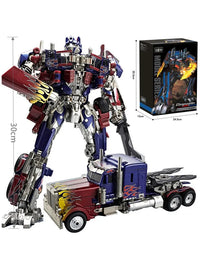 Optimus Prime and Bumblebee Autobots Anime Figures, Transformation Robot Toys 30 CM