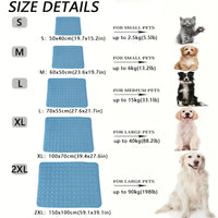 Cooling Mat for Dogs – Large Dog Cooling Bed for Summer Relief - BIG FRENCHIES