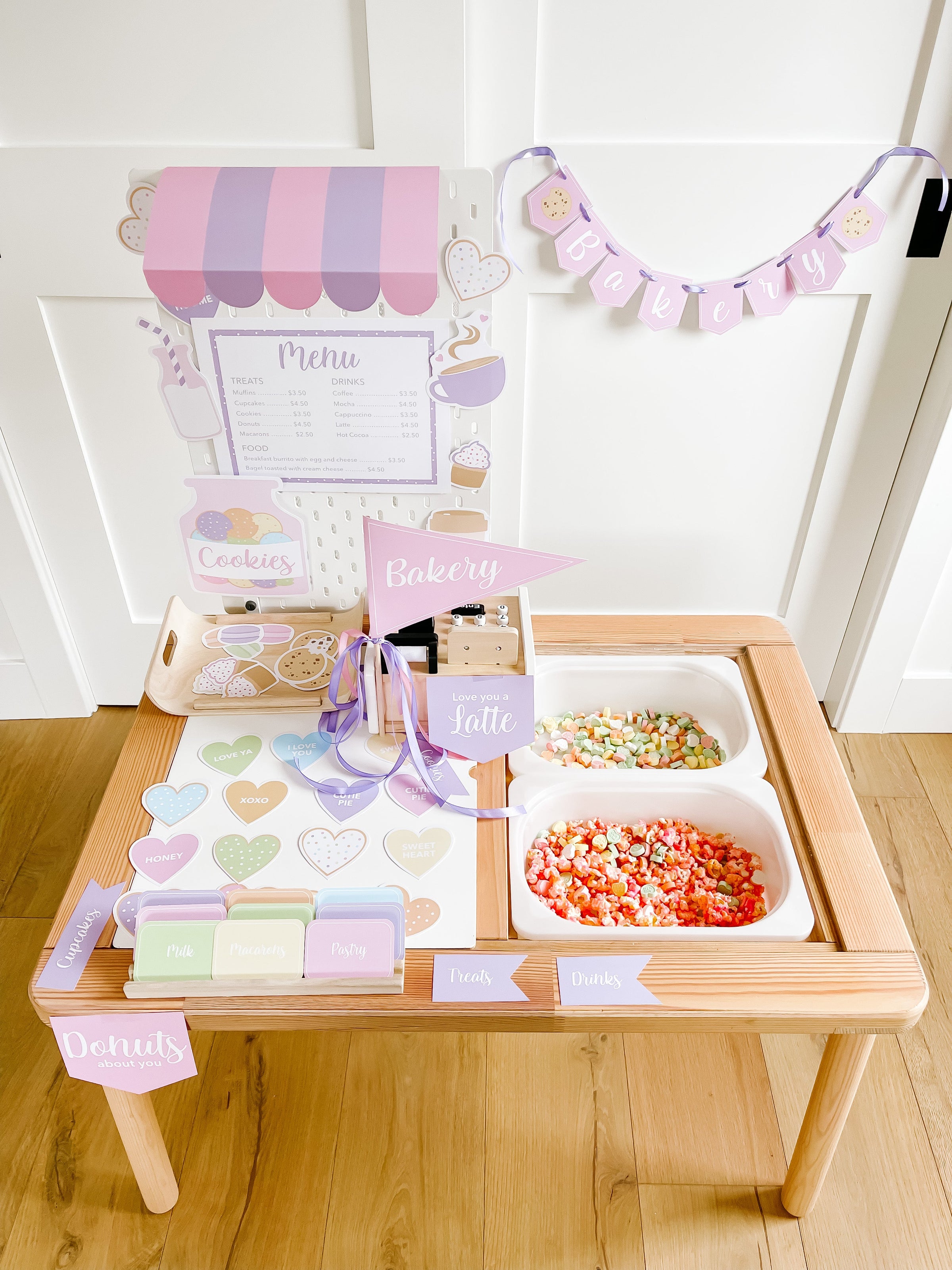 Sweet Heart Bakery Printable Dramatic Play