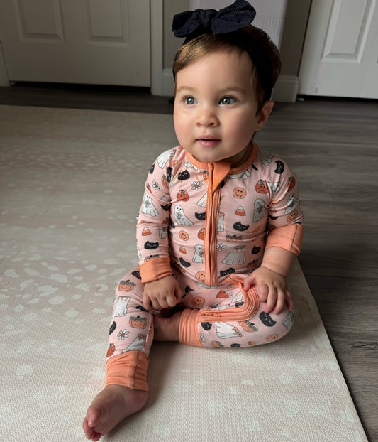 Blossom & Boo (Convertible Zip Footies) - BIG FRENCHIES