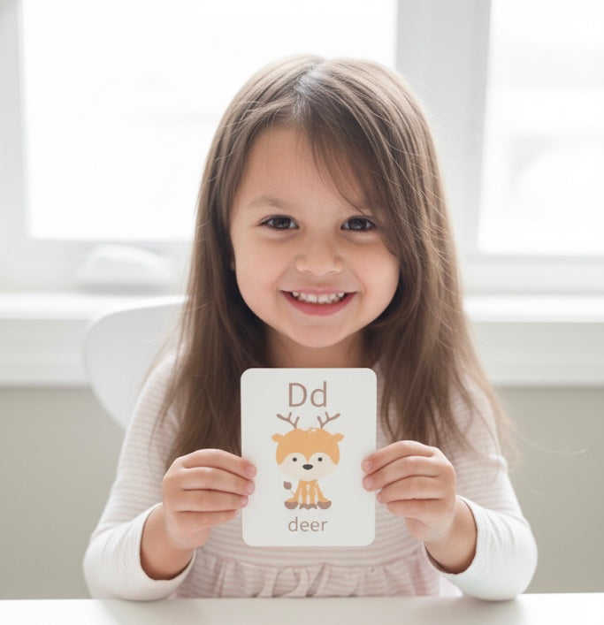 Animal Alphabet Flashcards – A to Z Learning Cards for Toddlers and Preschoolers