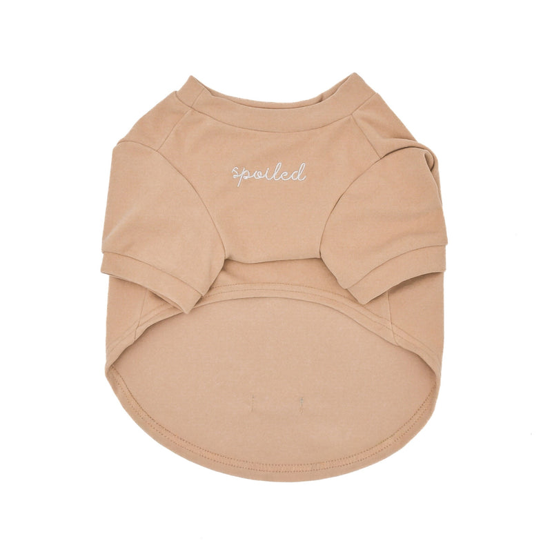 “Spoiled” Mock Neck Shirt - Miss U a Latte-Pet Apparel-BIG FRENCHIES-Elise Galleria