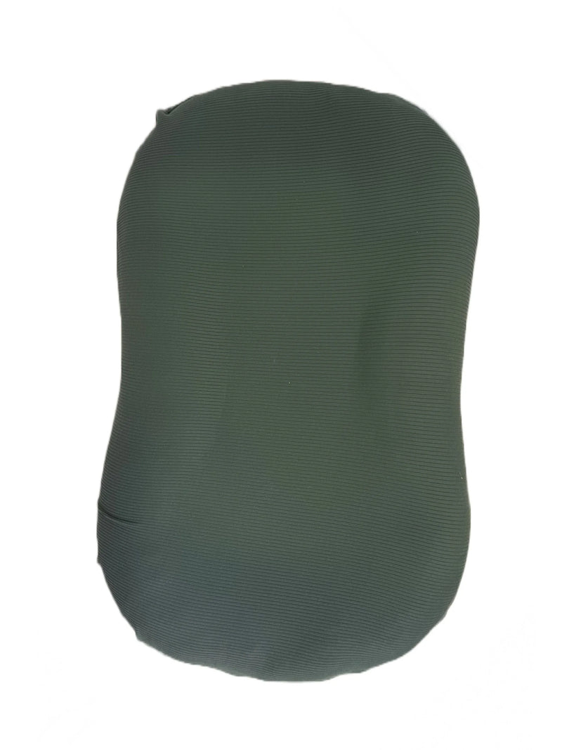 Moss Ribbed Baby Lounger Cover - BIG FRENCHIES