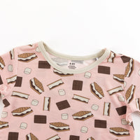S'more to Love (Short PJ Set) - Pink - BIG FRENCHIES
