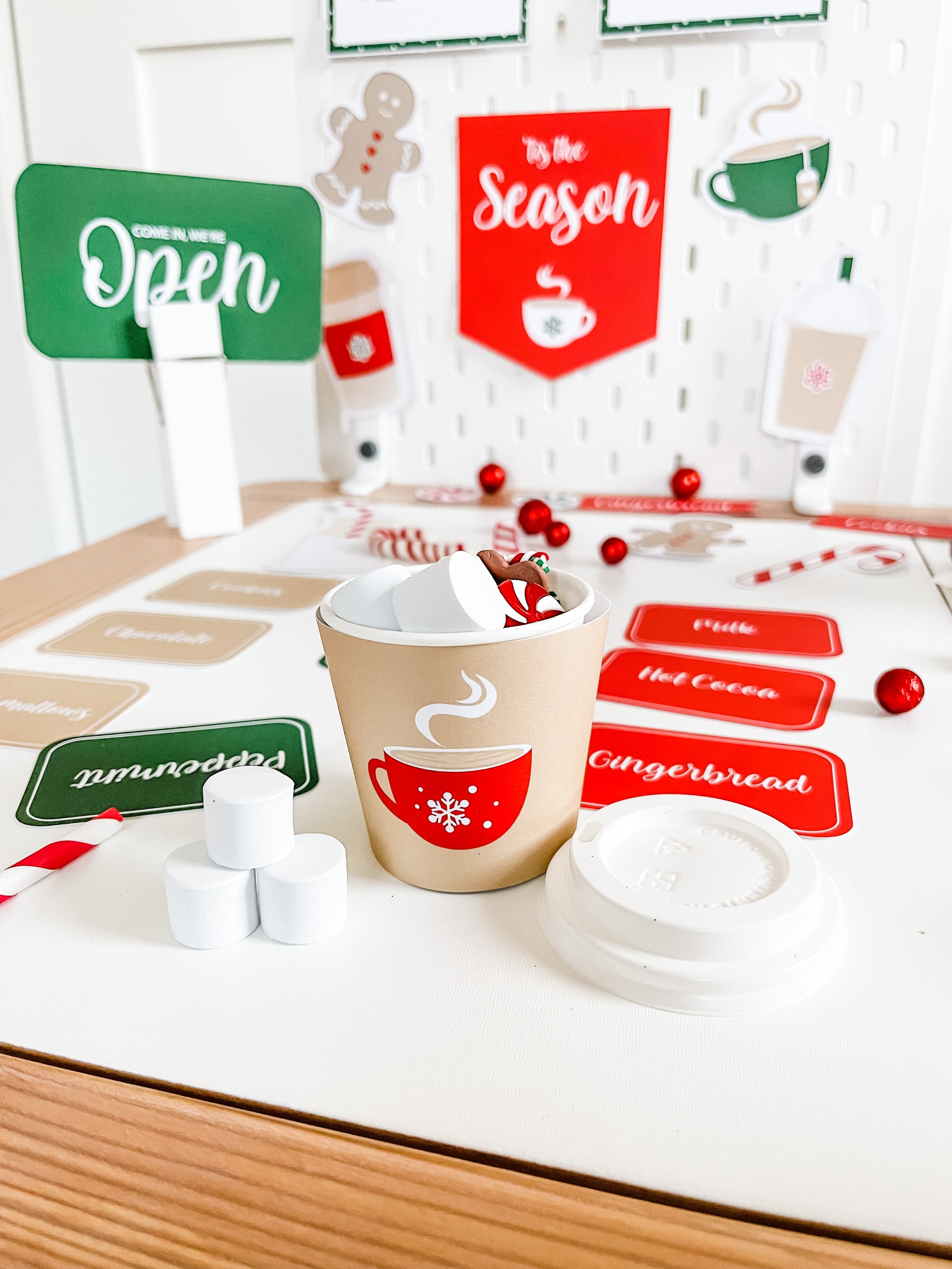 Hot Cocoa Dramatic Play Printables