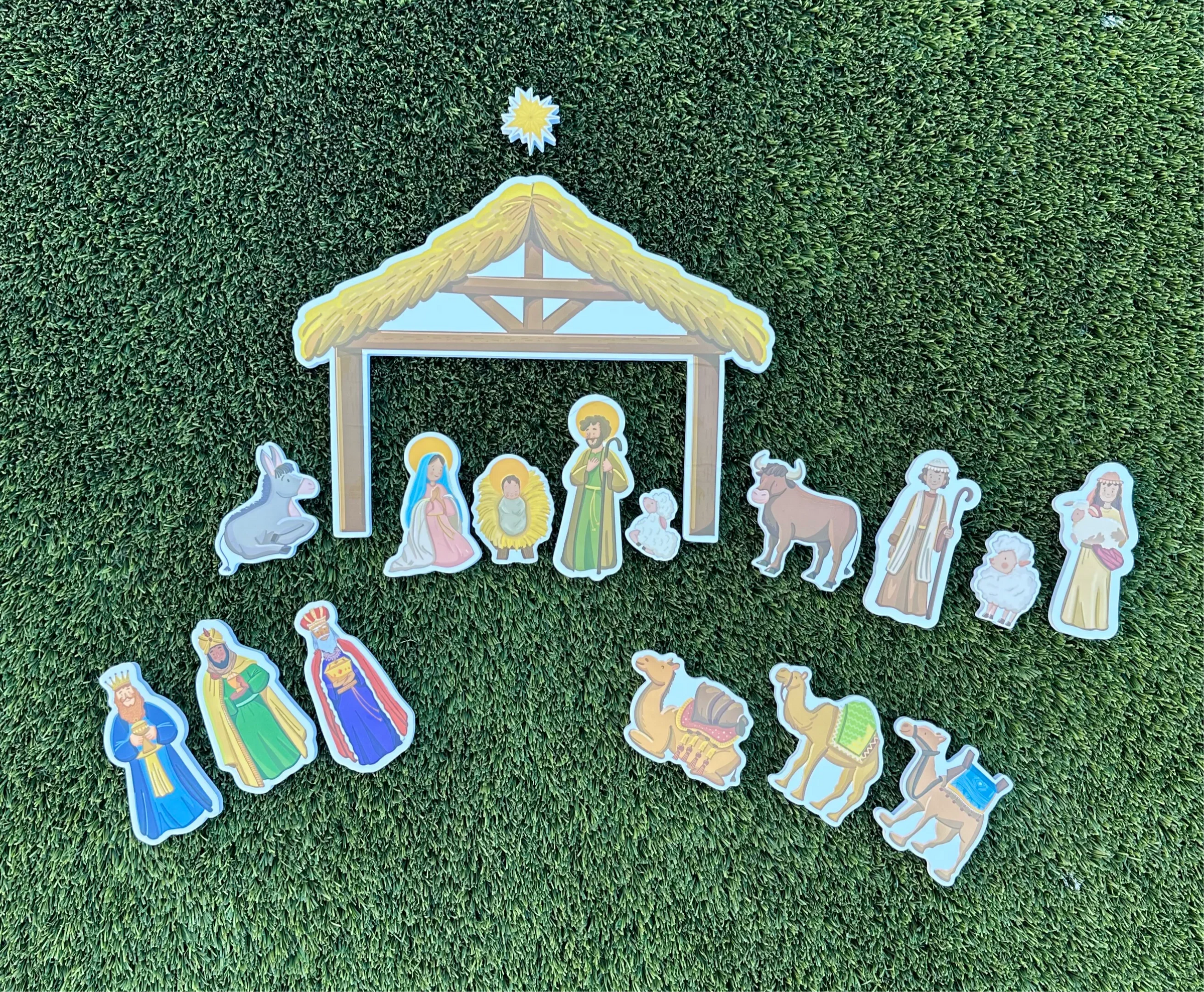 Quiet Nativity Set (a Christmas bath toy!) - BIG FRENCHIES
