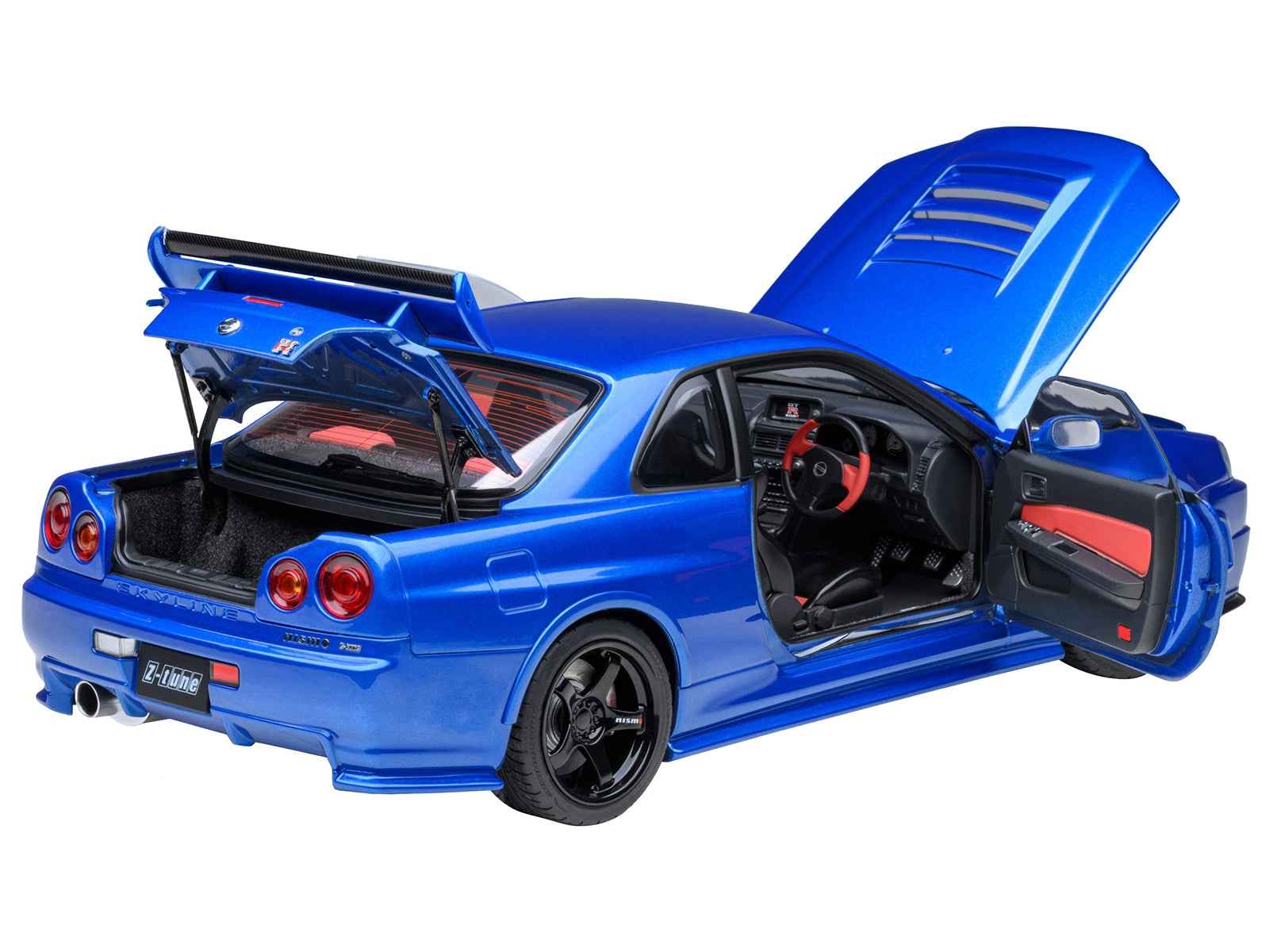 NISSAN Skyline GT-R NISMO オートアート　SRC Nissan Skyline GT-R R34 Nismo Z-TUNE RHD (Right Hand Drive