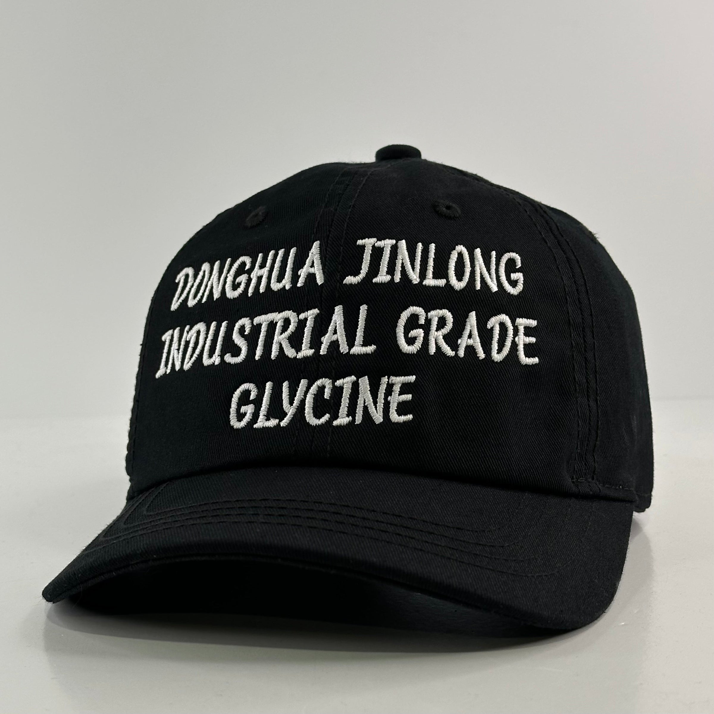 DONGHUA JINLONG INDUSTRIAL GRADE GLYCINE Dad Hat Custom Embroidered Strapback