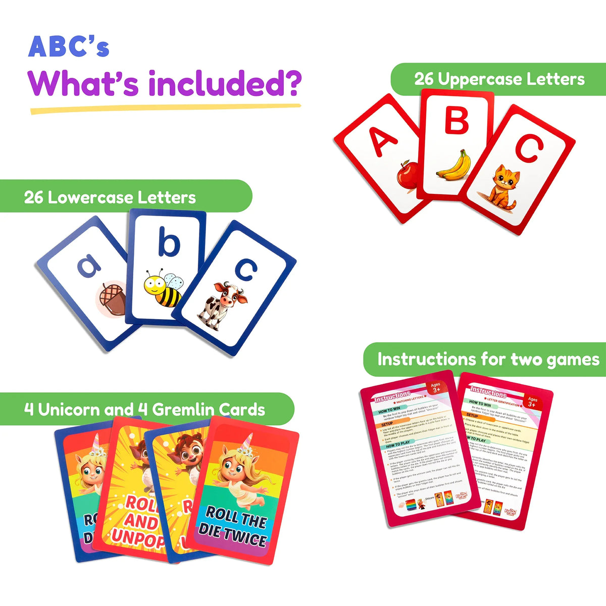 ABC: Learn Uppercase & Lowercase Letters Card Pack - BIG FRENCHIES