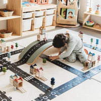 Flexible Rubber Roads Play Set – Open-Ended City & Car Track Play - BIG FRENCHIES