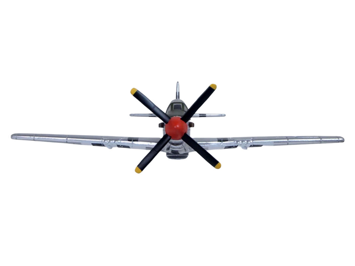 North American P-51D Mustang Fighter Aircraft "Captain Donald Emerson 336th Fighter Squadron 4th Fighter Group 8th AF Debden England" (1944) United States Army Air Forces "Oxford Aviation" Series 1/72 Diecast Model Airplane by Oxford Diecast
