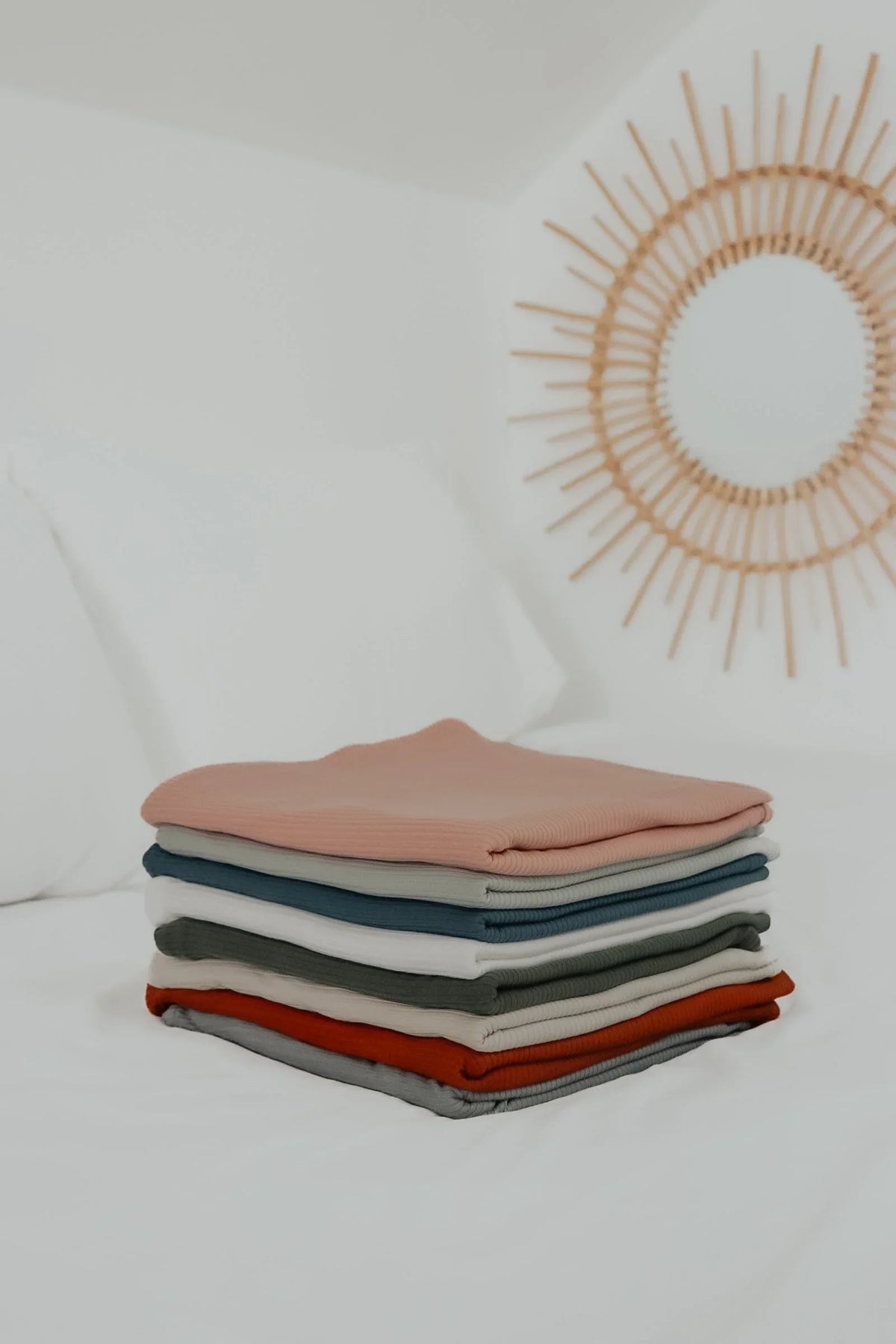 River Ribbed Stretch Swaddle - BIG FRENCHIES