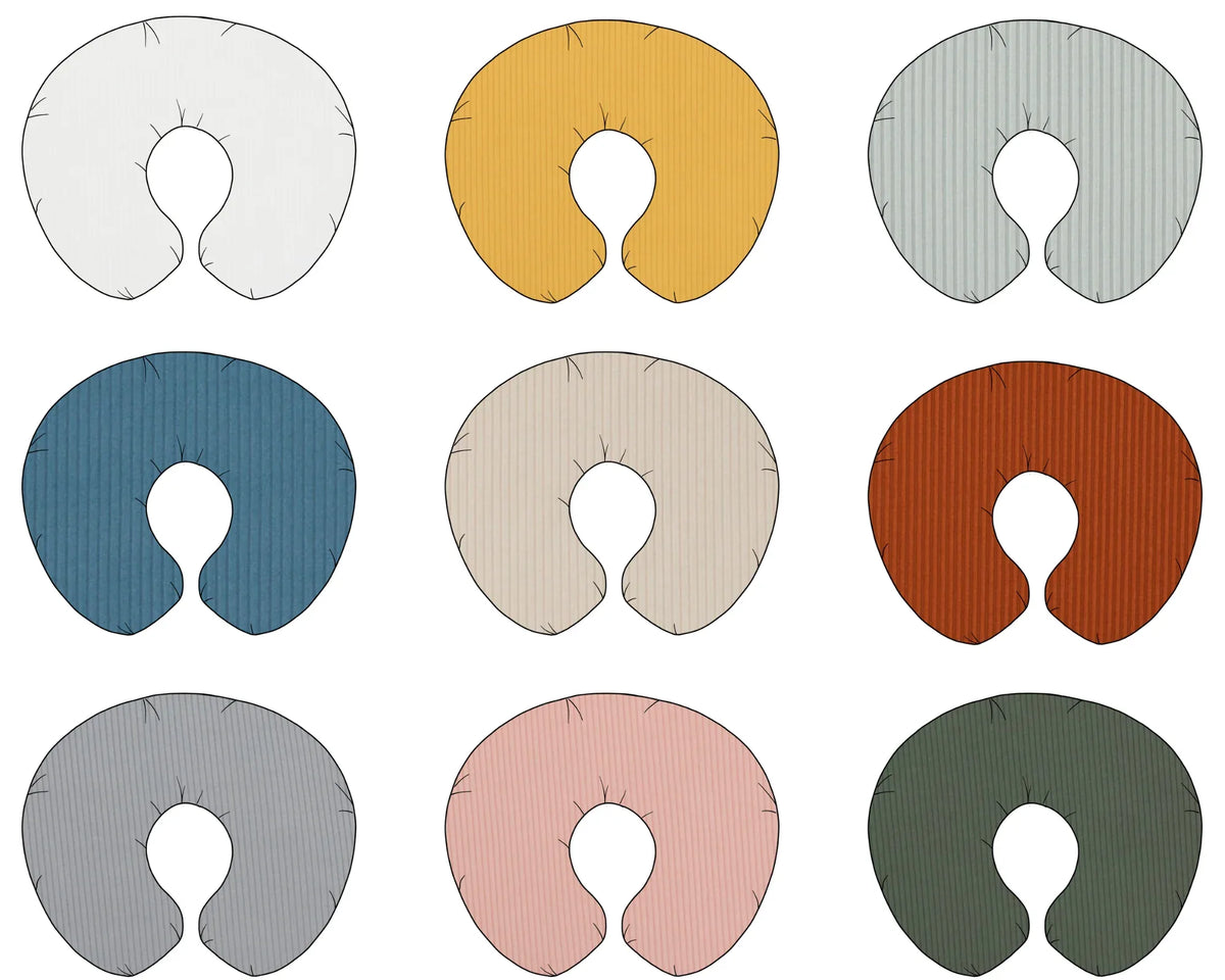 River Ribbed Nursing Pillow Cover - BIG FRENCHIES