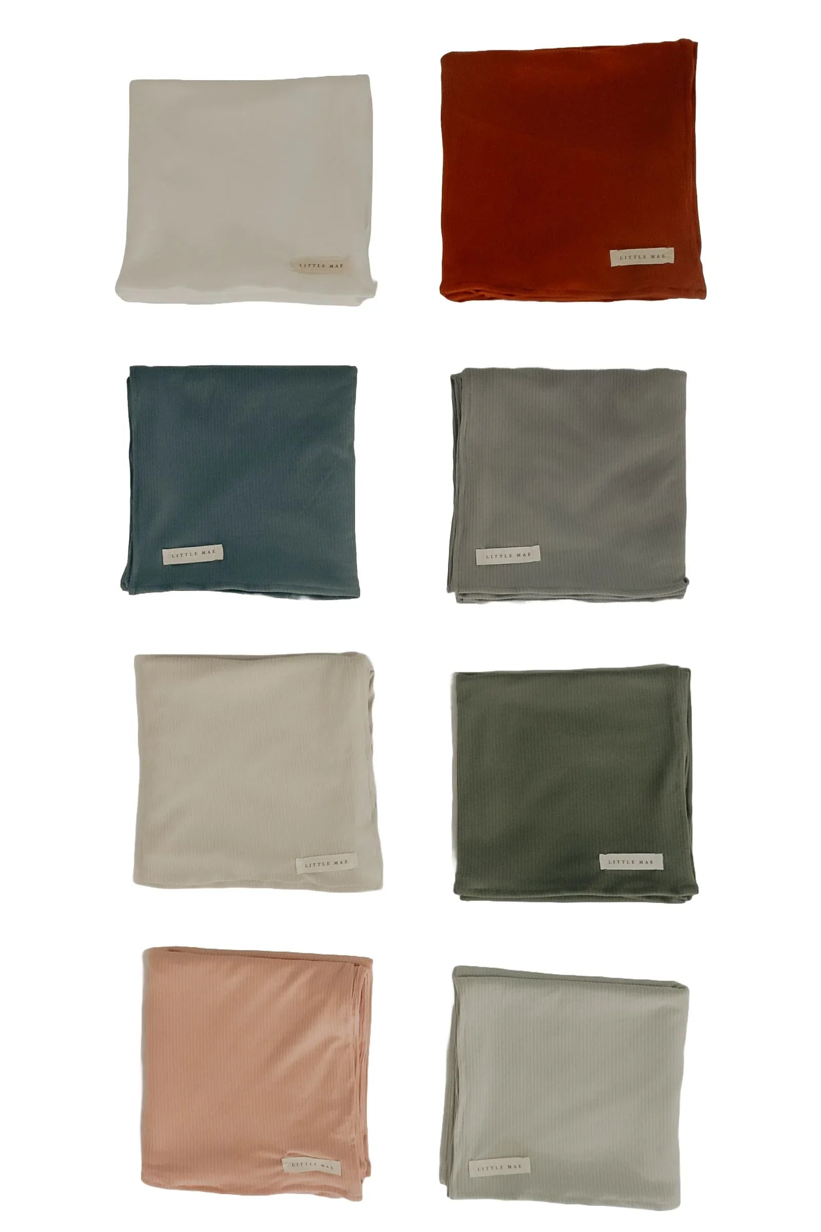 Dove Ribbed Stretch Swaddle - BIG FRENCHIES