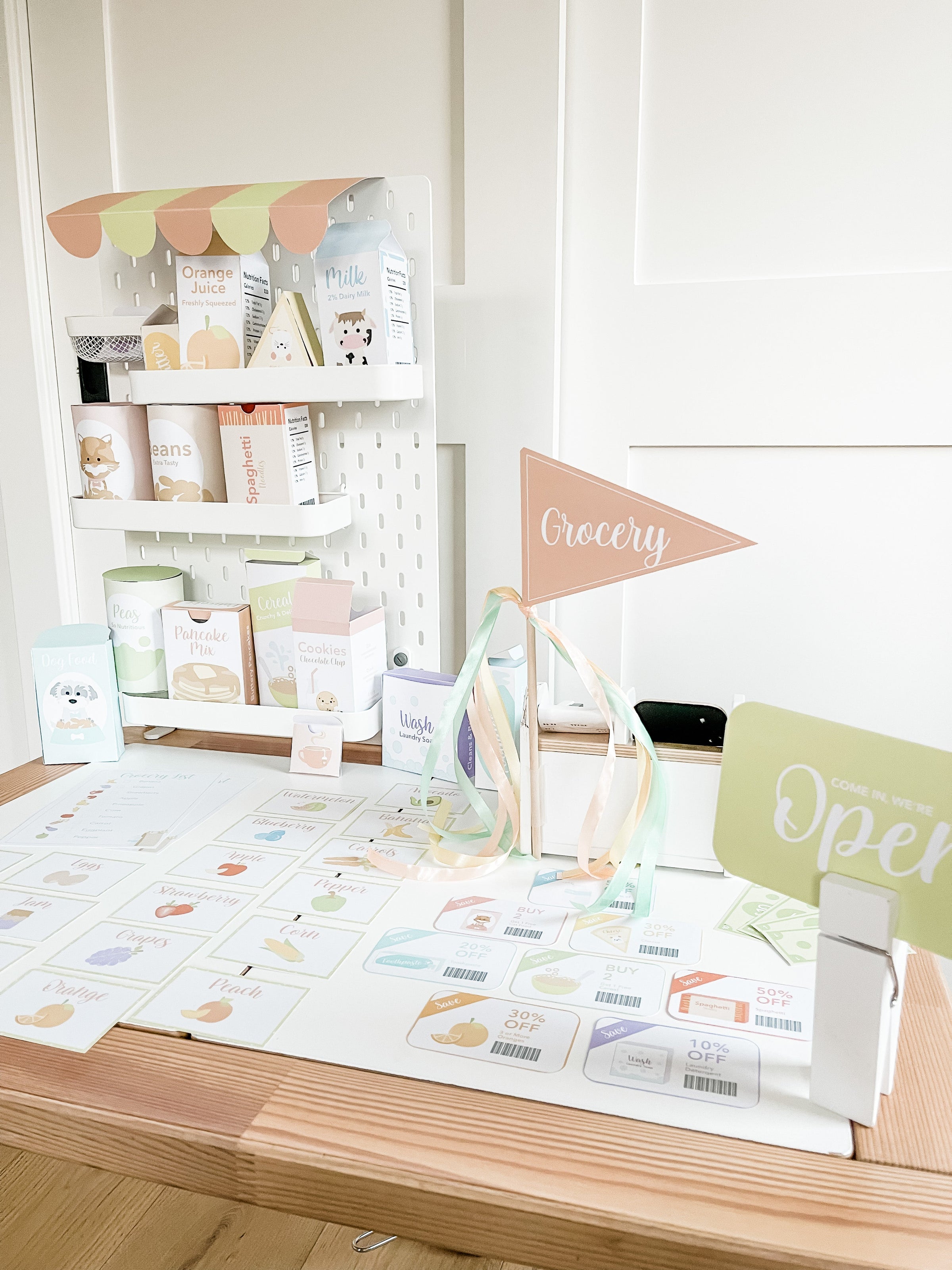 Grocery Store Play Food Printable Dramatic Play