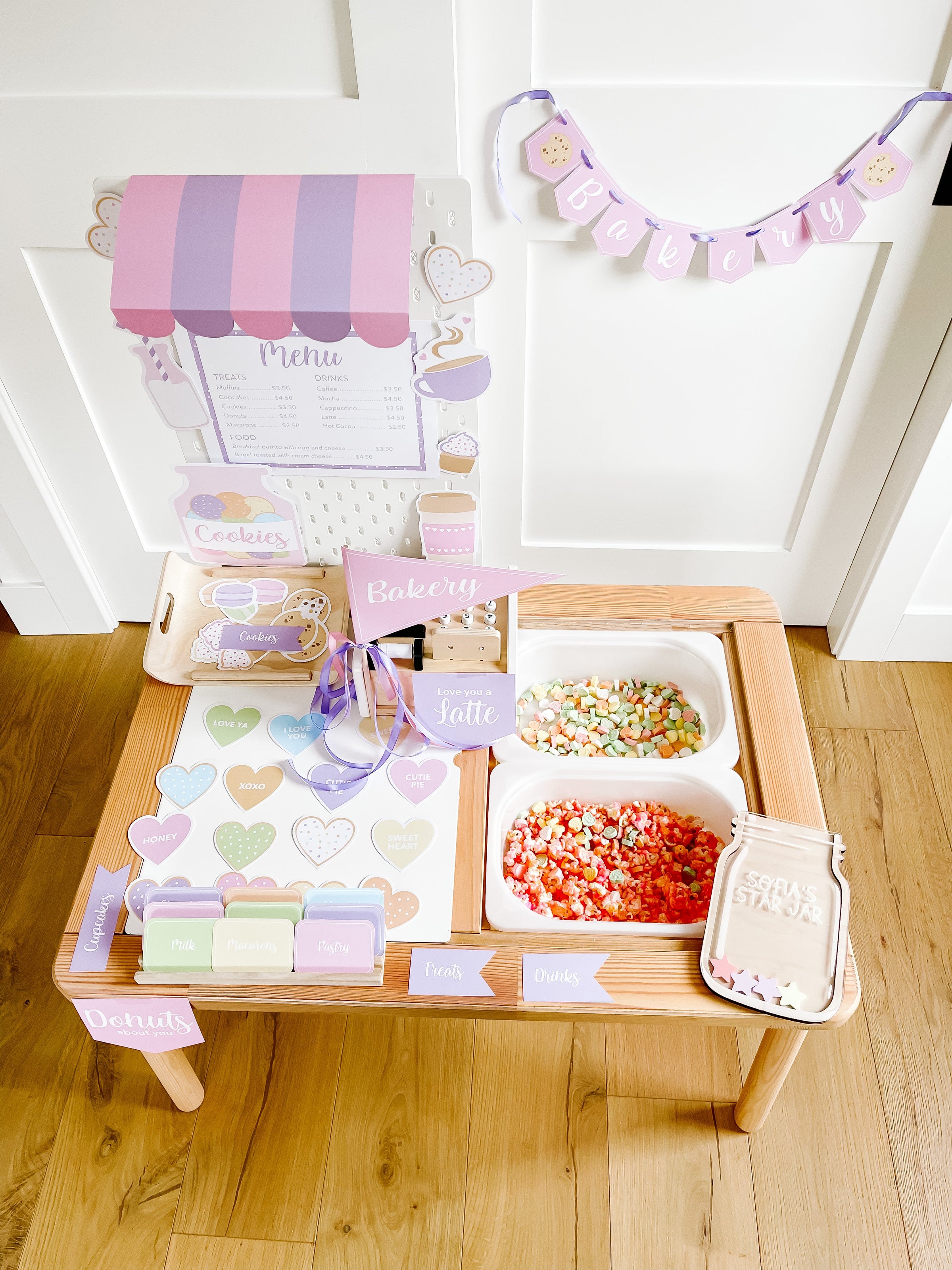 Sweet Heart Bakery Printable Dramatic Play