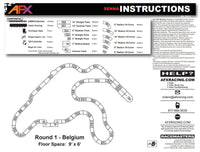 AFX Racing Limited Edition 1/64 Scaled 80s Formula Slot Car Track Set AFX22112