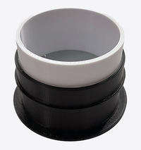 3" Copepod stackable sieve set